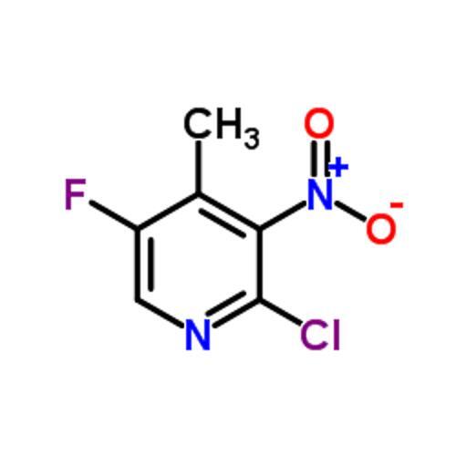 2-Chloro-5-fluoro-4-methyl-3-nitropyridine CAS:1003711-51-0