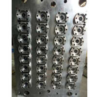 Plastic Moulding Dies - Metal, Varying Sizes, Silver Color | Industrial Use, Warranty Included