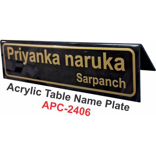Acylic Table name plate