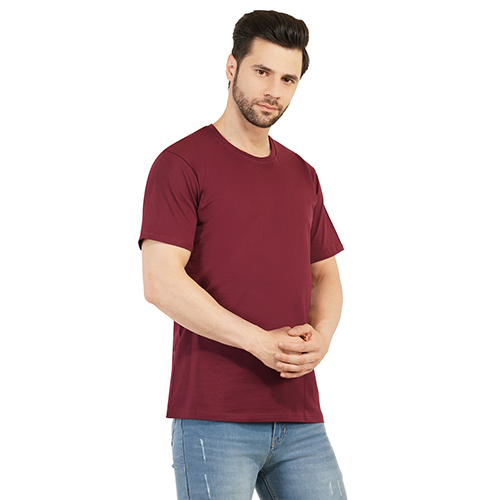Mens T-Shirt - Cotton Blend, Half Sleeves | No Fade, Washable for All Seasons: Rainy, Spring, Summer, Winter