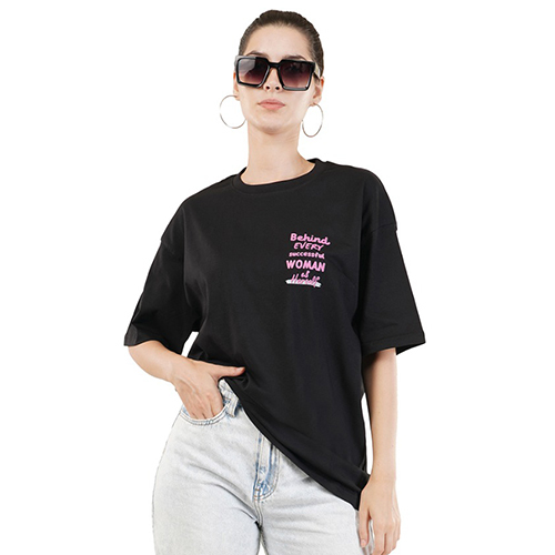 Ladies T-Shirt - Cotton Blend, Full Sleeves, Classic Fit | Versatile Design for Everyday Style, Casual Outings, Gym, and Lounging