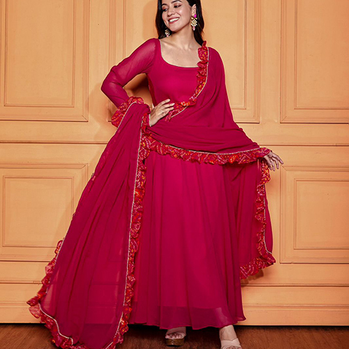 Washable Ladies Pink Suit