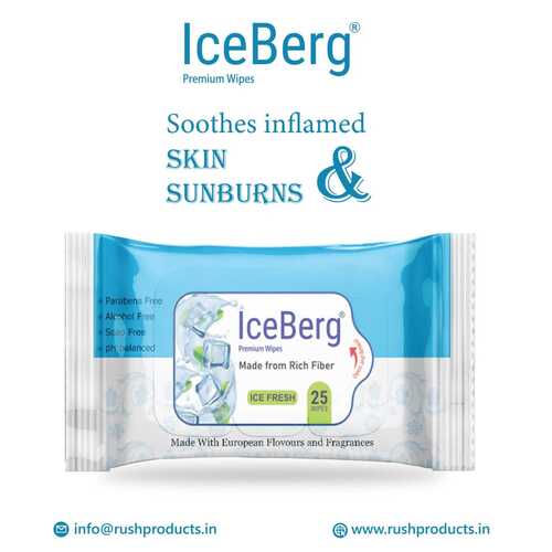 ICEBERG PREMIUM REFRESHING WET WIPES