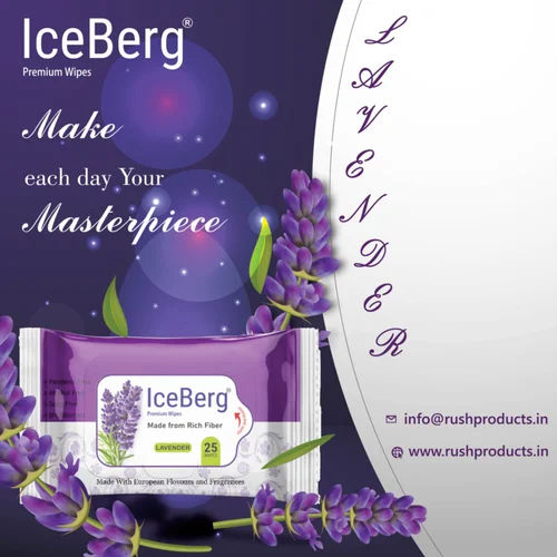 Iceberg Lavender Skin Care Wet Wipes
