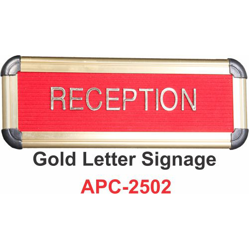 Gold  Letter Signage