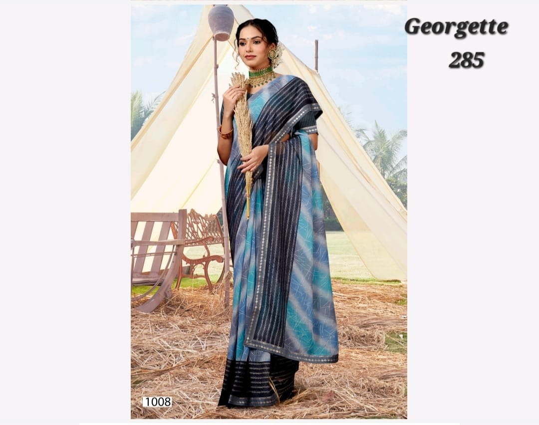 Synthetic Printed Sarees