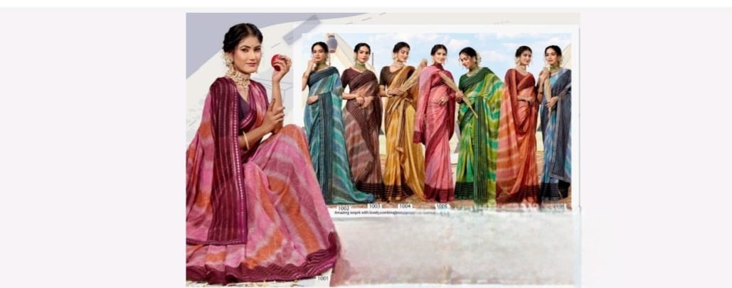 Synthetic Printed Sarees