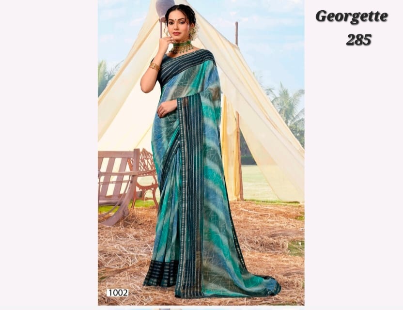 Synthetic Printed Sarees