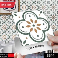 Peel And Stick Floor Tiles Kitchen / Bathroom Backsplash Sticker Detachable Waterproof Diy Tile Stickers For Wall Decoration Tiles Home Decoration (8844)