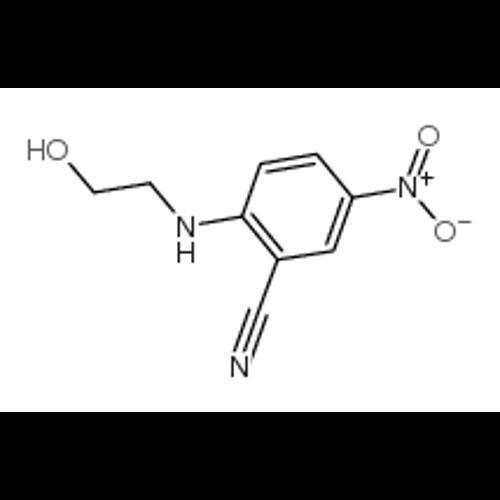 2-(2-hydroxyethylamino)-5-nitrobenzonitrile CAS:63989-40-2