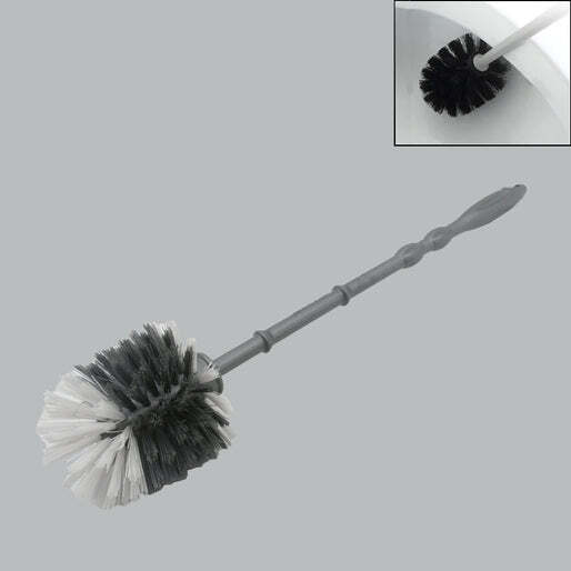TOILET BRUSH WITH HOLDER STAND TOILET BRUSH SET TOILET CLEANING BRUSH HOUSEHOLD BATHROOM CLEANING TOOLS (4685)