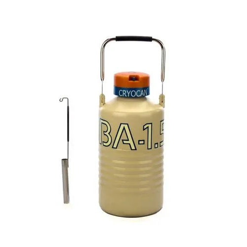 Gold Ba 1.5 Liquid Nitrogen Cryogenic Containers