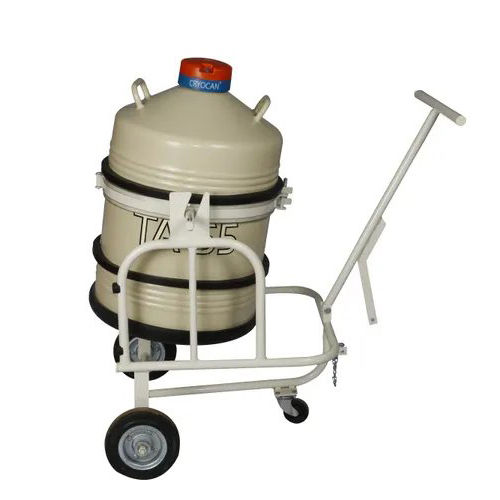 Liquid Nitrogen Container With Trolley