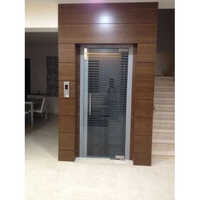 Residential Glass Elevator - Glass & Steel, Customizable Dimensions | 250 Kg Capacity, 0.6 M/s Speed, 3 Kw Power, En 81-20 Safety Standards