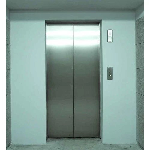 Automatic Electric Elevator - Stainless Steel, 1500 mm x 1500 mm Car Dimension | 408 kg Max Lifting Capacity, VVVF Drive Type, Safety Features Included