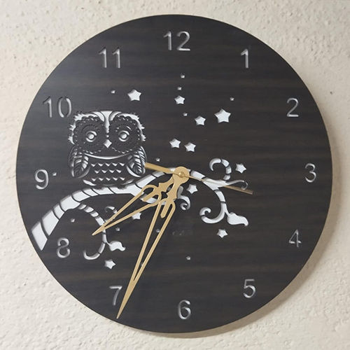 Customizable Wooden Wall Clock