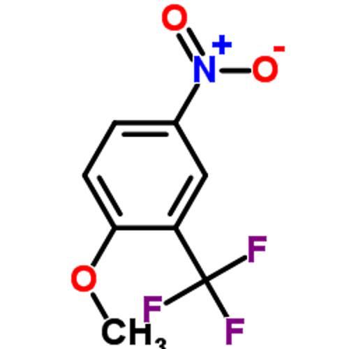 1-Methoxy-4-nitro-2-(trifluoromethyl)benzene CAS:654-76-2