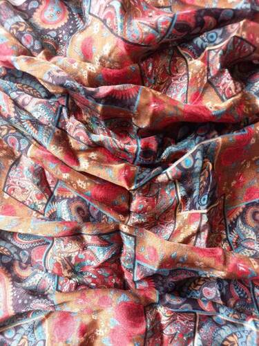 modal satin printed fabric for your garments Creation