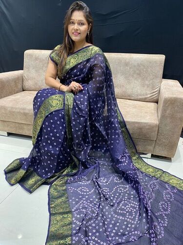 bandhani saree