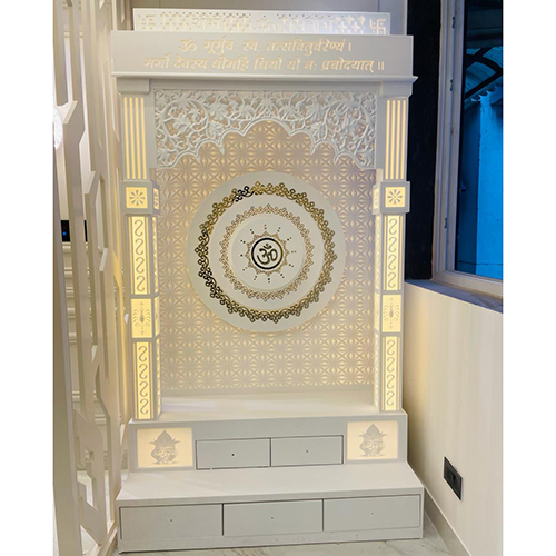4x6 Feet Corian Mandir