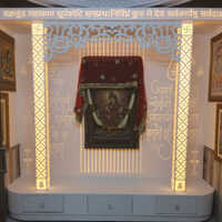 Durable 7x8 Feet Corian Mandir