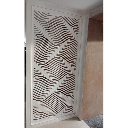 12Mm White Mdf Jali Application: Construction