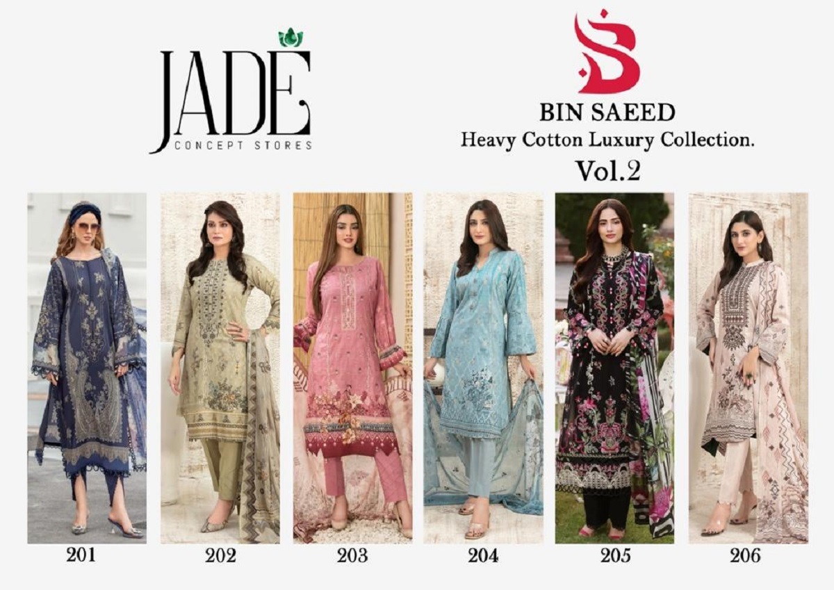 Jade Bin Saeed Vol-2  Dress Material