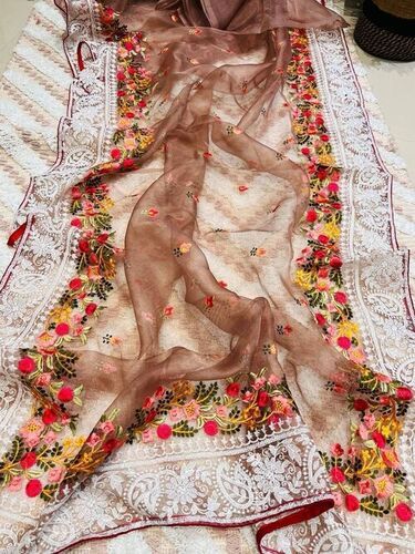 Organza saree