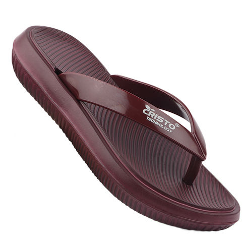 Trendy Ladies Slipper - Color: Mehroon