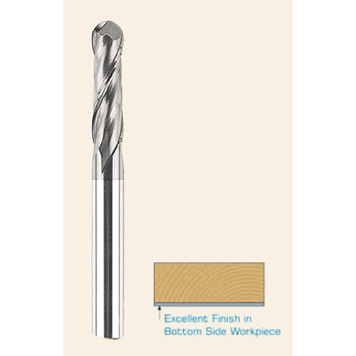 Two Flute Solid Carbide Ball Nose Bit