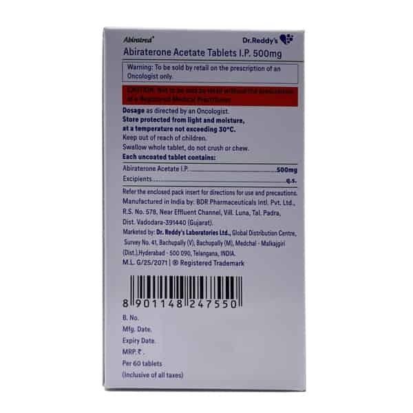 ABIRATRED 500 MG TABLET