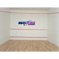 Brown Squash Hard Plaster Flooring System