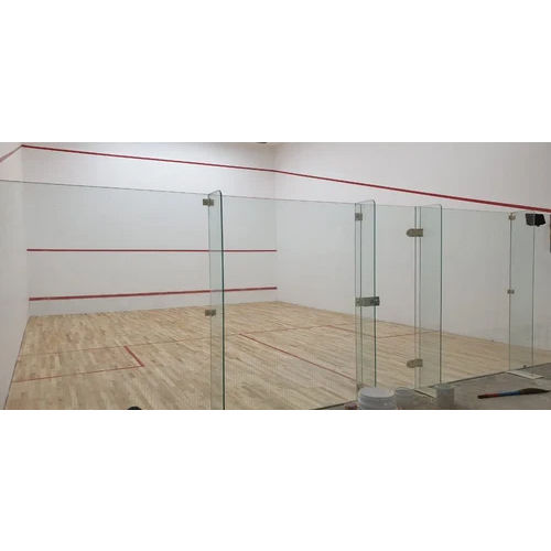 White Sanding Polish Squash Court Flooring