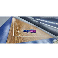 Brown Sports Teak Wood Flooring
