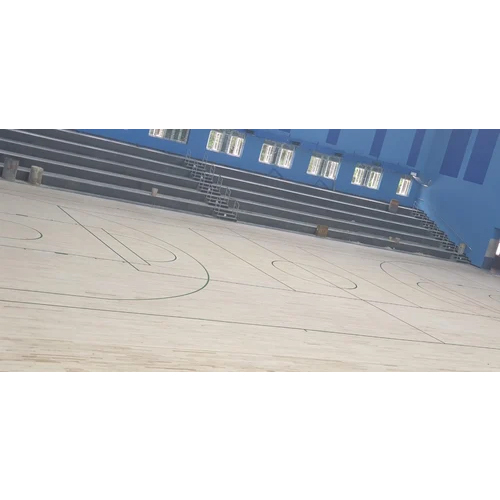 Wooden Basket Ball Court Flooring Services