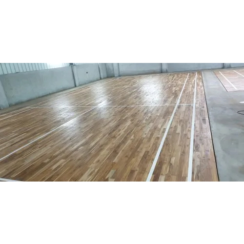 Teak Badminton Court Flooring Services