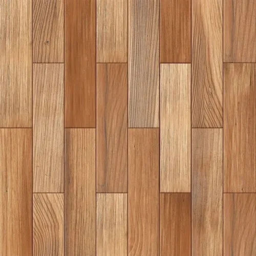 Brown 15 Mm Wooden Floor Tiles