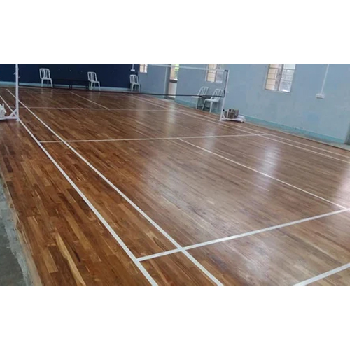 Indoor Teak Wood Sports Flooring