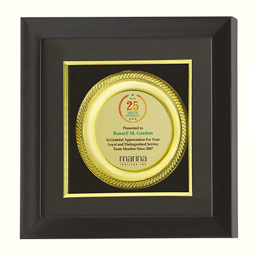 KK-297 8X8 Inch Mementos And Plaques - Customizable 5-10 Inches | Sleek Black Color Versatile Thickness Options Stylish Competitive Design