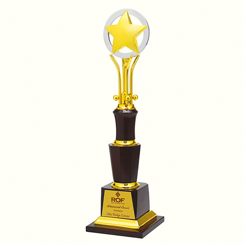 Black Kk-356 18.5 Inch Star Trophies
