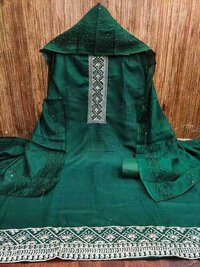 Seqwance Embrodory Dress Material - Bust Size: Free Size