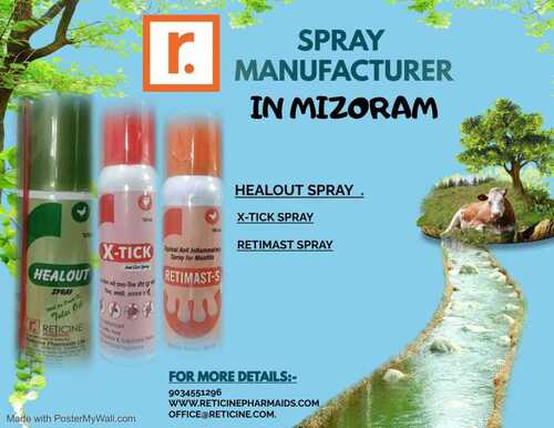 SPRAY MANUFACTURER IN MIZORAM