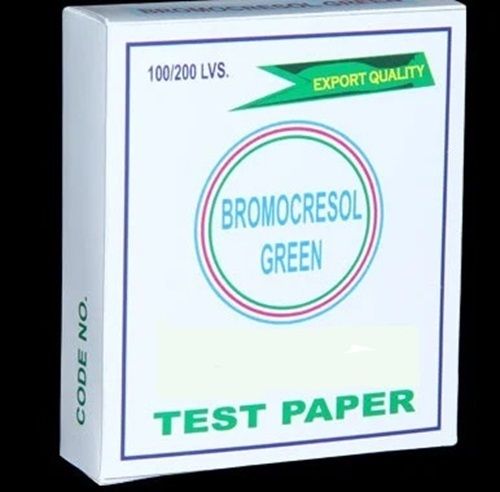 Bromocresol Green Paper