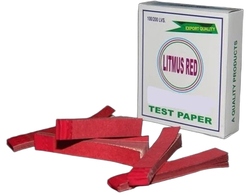 Litmus Red Paper - Laboratory Grade, Red Paper Strips for pH Testing and Analysis