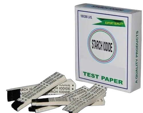 Starch Iodide Paper - Application: Detection Of Oxidizing Agents (E.G. Chlorine