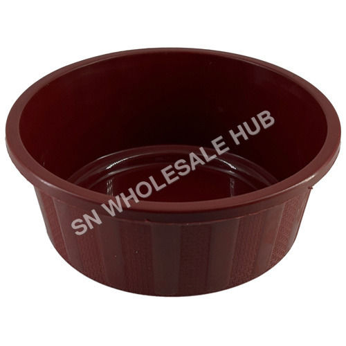 Maroon 777 Plastic Bowl