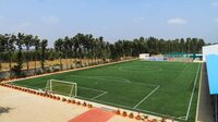 Football Court - Rubber PU/PVC Flooring, 21mm Thickness, 1x1 sqft Size, Alluring Design in Green/Red/Blue