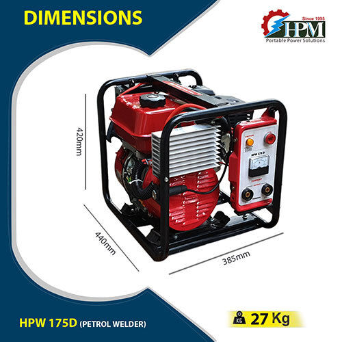 Petrol Welding Generator 175 Amps Model HPW-175D Recoil Start