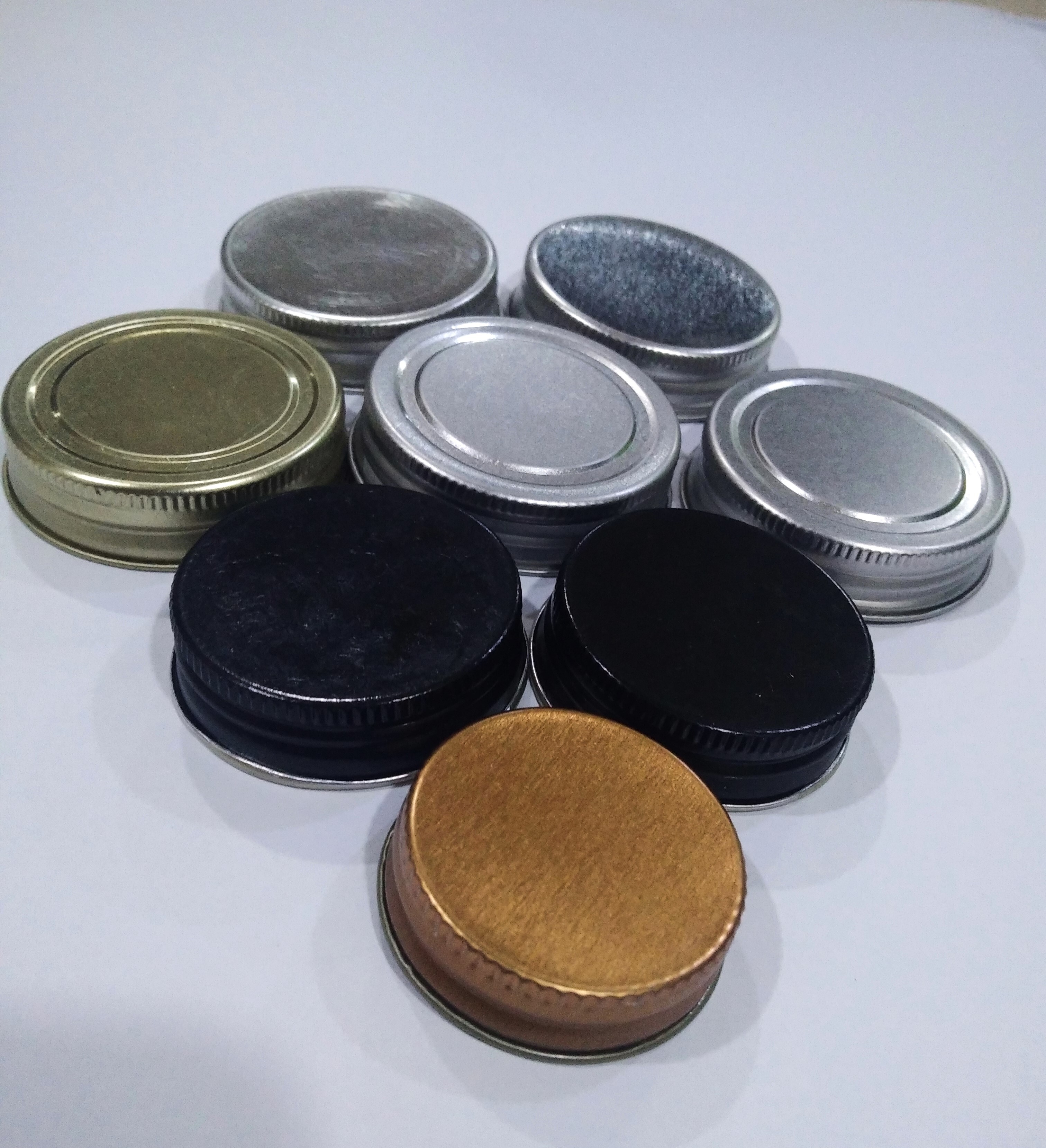 Plain 38mm Copper Gold RO/CT Caps
