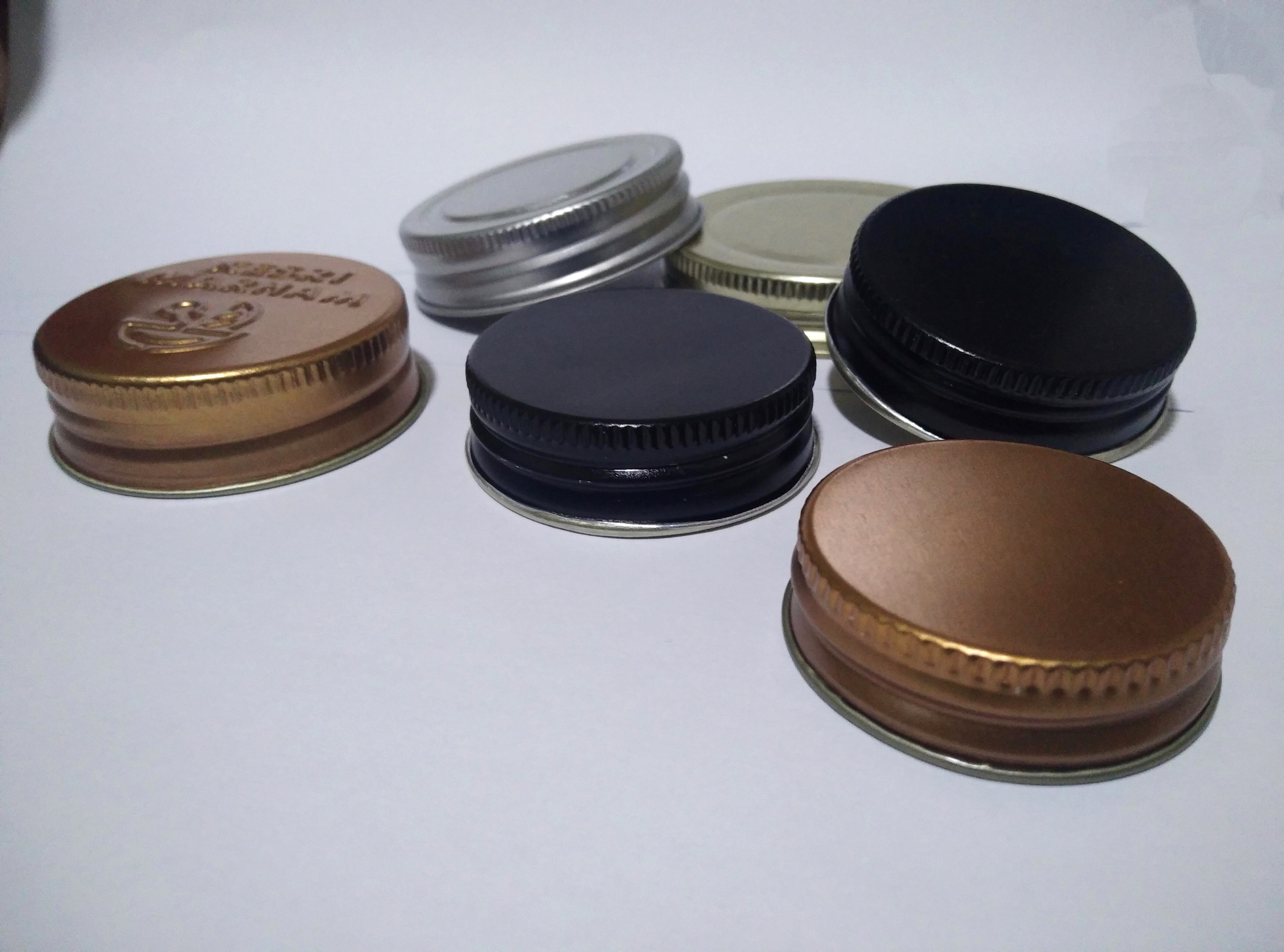 Plain 38mm Copper Gold RO/CT Caps